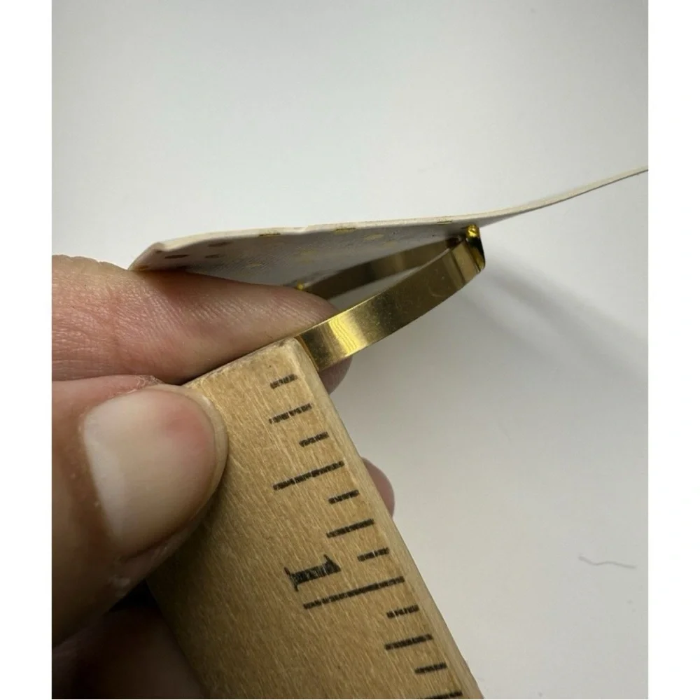 Occasionally Made Maternity Due In March Gold Tone Cuff Bracelet New